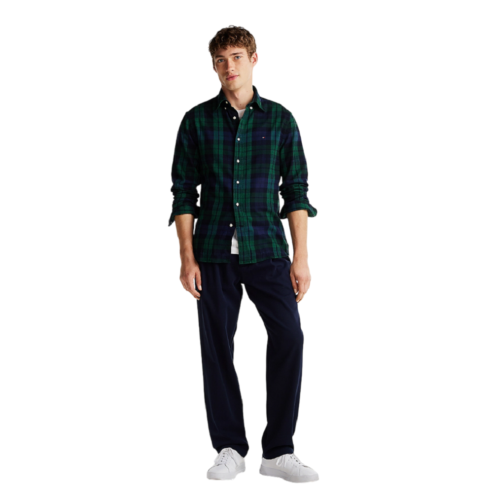 TOMMY HILFIGER</br>Ανδρικό Πουκάμισο Πράσινο/Multi Καρό Flannel Regular MW0MW37352-0N1 Tommy Hilfiger TOMMY HILFIGER</br>Ανδρικό Πουκάμισο Πράσινο/Multi Καρό Flannel Regular MW0MW37352-0N1 Tommy Hilfiger