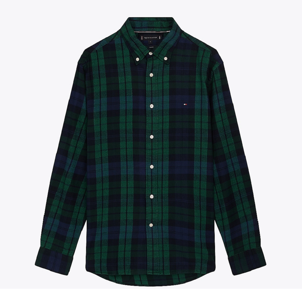 TOMMY HILFIGER</br>Ανδρικό Πουκάμισο Πράσινο/Multi Καρό Flannel Regular MW0MW37352-0N1 Tommy Hilfiger TOMMY HILFIGER</br>Ανδρικό Πουκάμισο Πράσινο/Multi Καρό Flannel Regular MW0MW37352-0N1 Tommy Hilfiger