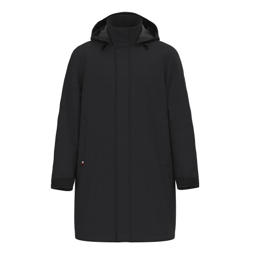 Ανδρικό Μπουφάν Παρκά Αδιάβροχο Μαύρο Tech Padded Parka MW0MW37369-BDS Tommy Hilfiger