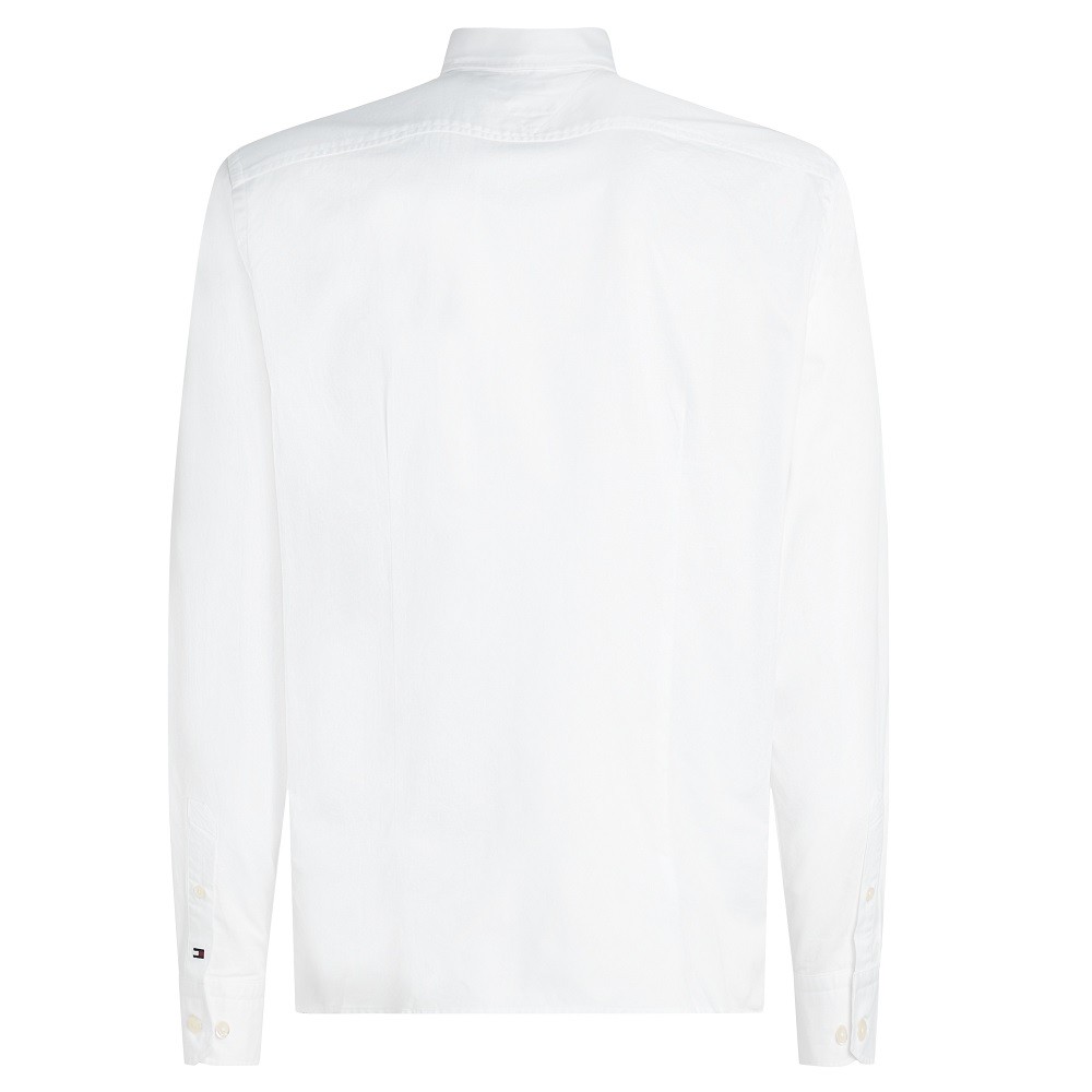 TOMMY HILFIGER</br>Ανδρικό Πουκάμισο Λευκό Twill Slim MW0MW37612-YCF Tommy Hilfiger TOMMY HILFIGER</br>Ανδρικό Πουκάμισο Λευκό Twill Slim MW0MW37612-YCF Tommy Hilfiger