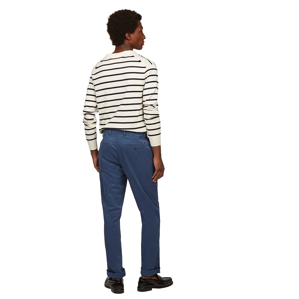 TOMMY HILFIGER</br>Ανδρικό Παντελόνι Ραφ Denton Stretch Satin Chino Straight MW0MW37873-DBZ Tommy Hilfiger TOMMY HILFIGER</br>Ανδρικό Παντελόνι Ραφ Denton Stretch Satin Chino Straight MW0MW37873-DBZ Tommy Hilfiger