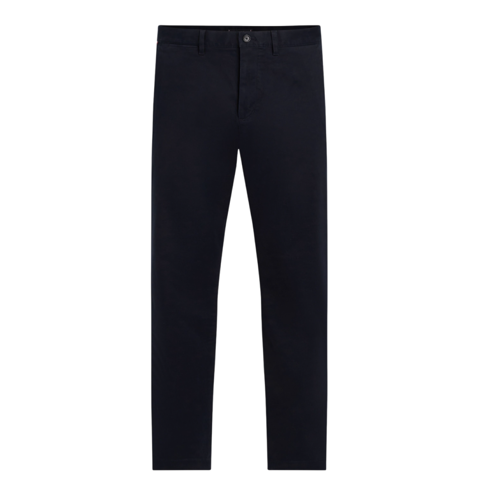 TOMMY HILFIGER</br>Ανδρικό Παντελόνι Μπλε Denton Stretch Satin Chino Straight MW0MW37873-DW5 Tommy Hilfiger TOMMY HILFIGER</br>Ανδρικό Παντελόνι Μπλε Denton Stretch Satin Chino Straight MW0MW37873-DW5 Tommy Hilfiger