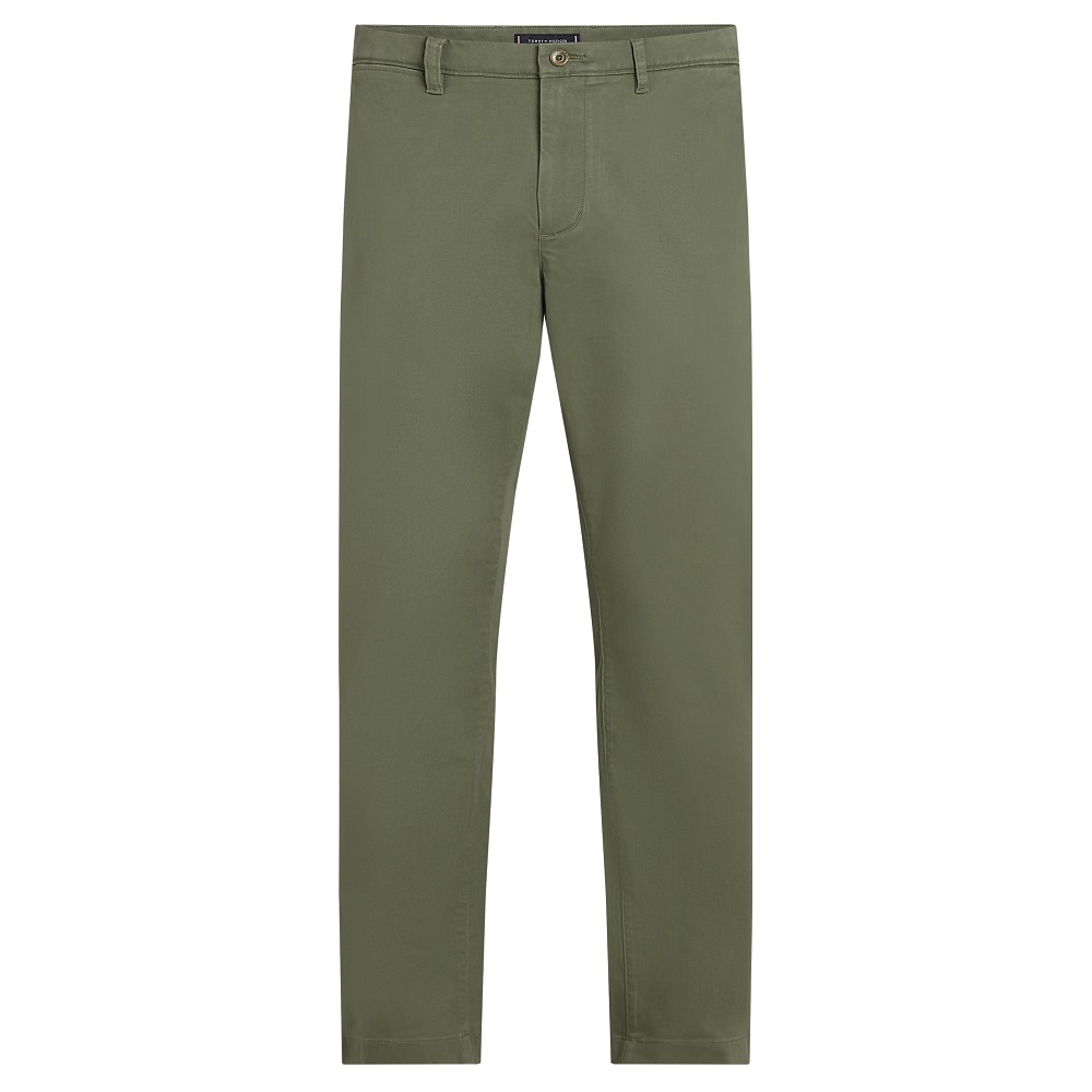 TOMMY HILFIGER</br>Ανδρικό Παντελόνι Χακί Denton Stretch Satin Chino Straight MW0MW37873-PLI Tommy Hilfiger TOMMY HILFIGER</br>Ανδρικό Παντελόνι Χακί Denton Stretch Satin Chino Straight MW0MW37873-PLI Tommy Hilfiger