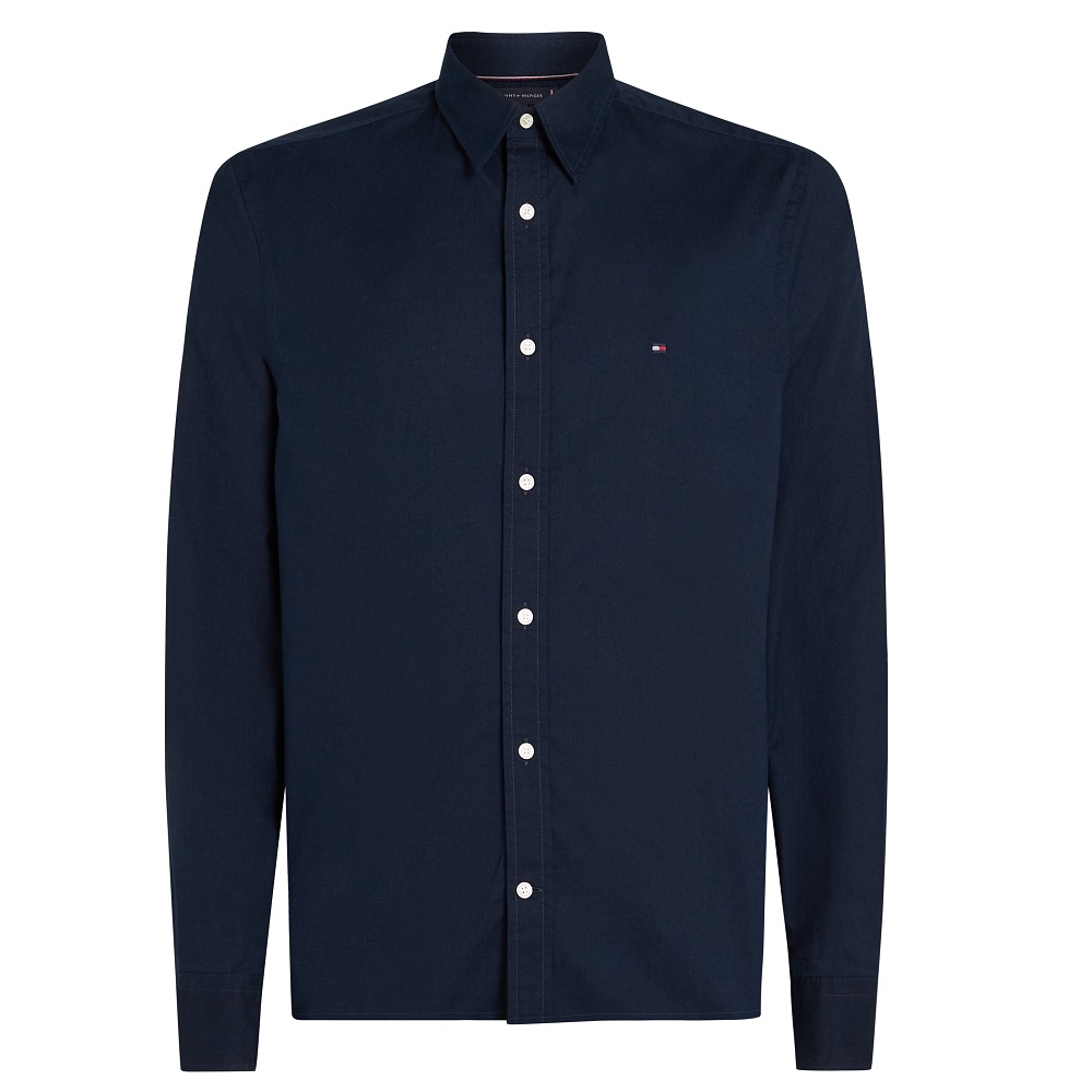TOMMY HILFIGER</br>Ανδρικό Πουκάμισο Μπλε THFlex Poplin Slim MW0MW38137-DW5 Tommy Hilfiger TOMMY HILFIGER</br>Ανδρικό Πουκάμισο Μπλε THFlex Poplin Slim MW0MW38137-DW5 Tommy Hilfiger