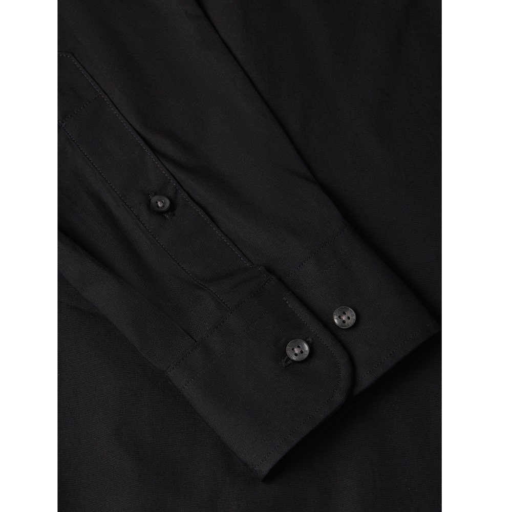 TOMMY HILFIGER</br>Tommy Hilfiger Core THFlex Poplin Slim Fit Shirt MW0MW38347-BDS Ανδρικό Πουκάμισο Μαύρο