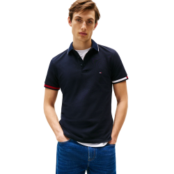 Ανδρικό Polo T-shirt Μπλε Slim MW0MW38458-DW5 Tommy Hilfiger