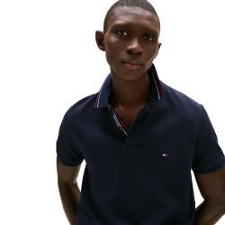 Ανδρικό Polo T-shirt Μπλε Regular MW0MW38459-DW5 Tommy Hilfiger