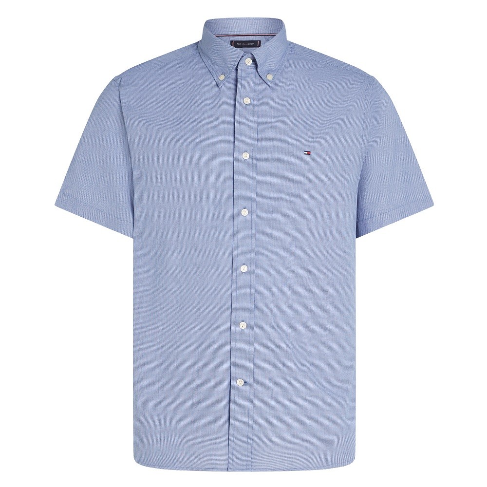 TOMMY HILFIGER</br>Ανδρικό Πουκάμισο Μπλε THFlex Poplin Regular MW0MW38589-0GZ Tommy Hilfiger TOMMY HILFIGER</br>Ανδρικό Πουκάμισο Μπλε THFlex Poplin Regular MW0MW38589-0GZ Tommy Hilfiger