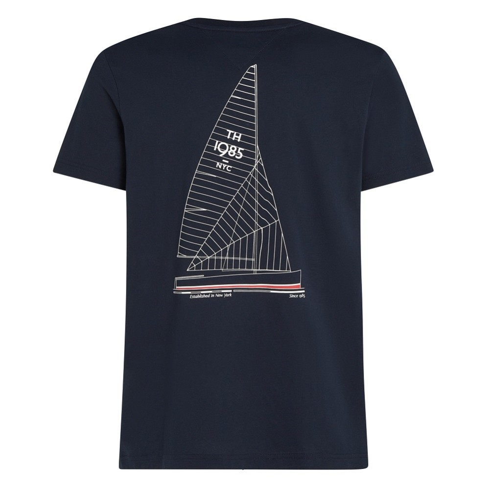 TOMMY HILFIGER</br>Ανδρικό T-shirt Μπλε Regular MW0MW38614-DW5 Tommy Hilfiger TOMMY HILFIGER</br>Ανδρικό T-shirt Μπλε Regular MW0MW38614-DW5 Tommy Hilfiger