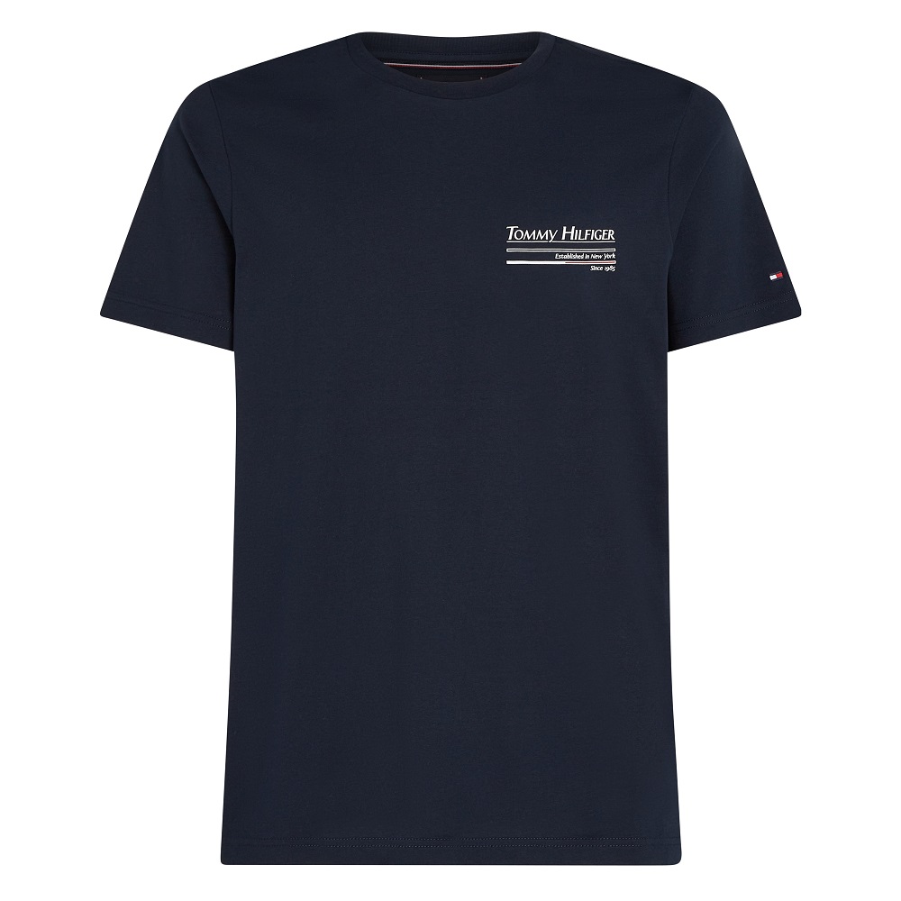 TOMMY HILFIGER</br>Ανδρικό T-shirt Μπλε Regular MW0MW38614-DW5 Tommy Hilfiger TOMMY HILFIGER</br>Ανδρικό T-shirt Μπλε Regular MW0MW38614-DW5 Tommy Hilfiger