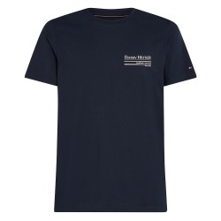 Ανδρικό T-shirt Μπλε Regular MW0MW38614-DW5 Tommy Hilfiger