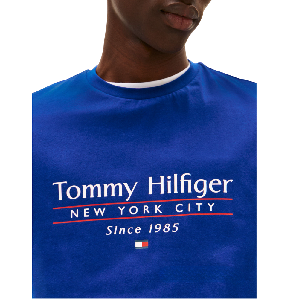 TOMMY HILFIGER</br>Ανδρικό T-shirt Μπλε Ηλεκτρίκ Regular MW0MW38621-D03 Tommy Hilfiger TOMMY HILFIGER</br>Ανδρικό T-shirt Μπλε Ηλεκτρίκ Regular MW0MW38621-D03 Tommy Hilfiger