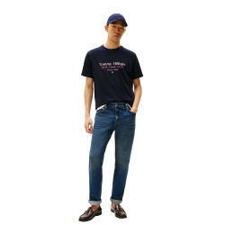 Ανδρικό T-shirt Μπλε Regular MW0MW38621-DW5 Tommy Hilfiger