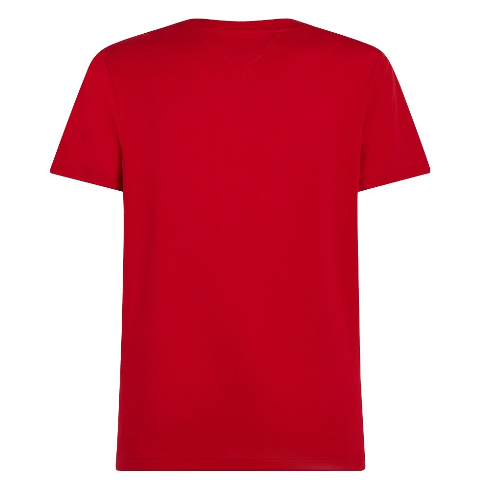 TOMMY HILFIGER</br>Ανδρικό T-shirt Κόκκινο Regular MW0MW38621-XLD Tommy Hilfiger TOMMY HILFIGER</br>Ανδρικό T-shirt Κόκκινο Regular MW0MW38621-XLD Tommy Hilfiger