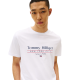 TOMMY HILFIGER</br>Ανδρικό T-shirt Λευκό Regular MW0MW38621-YBR Tommy Hilfiger TOMMY HILFIGER</br>Ανδρικό T-shirt Λευκό Regular MW0MW38621-YBR Tommy Hilfiger