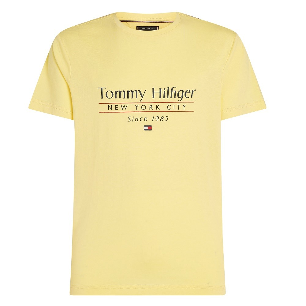 TOMMY HILFIGER</br>Ανδρικό T-shirt Κίτρινο Regular MW0MW38621-ZF0 Tommy Hilfiger TOMMY HILFIGER</br>Ανδρικό T-shirt Κίτρινο Regular MW0MW38621-ZF0 Tommy Hilfiger