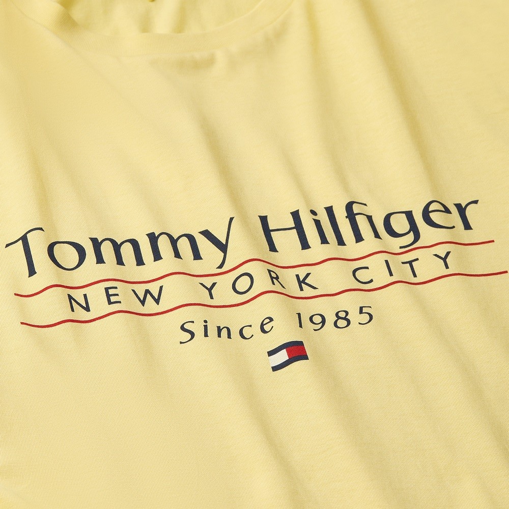 TOMMY HILFIGER</br>Ανδρικό T-shirt Κίτρινο Regular MW0MW38621-ZF0 Tommy Hilfiger TOMMY HILFIGER</br>Ανδρικό T-shirt Κίτρινο Regular MW0MW38621-ZF0 Tommy Hilfiger
