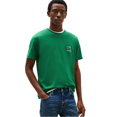 Ανδρικό T-shirt Πράσινο Regular MW0MW38622-L4F Tommy Hilfiger