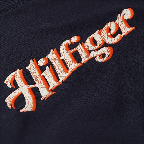 Ανδρικό T-shirt Μπλε Regular MW0MW38642-DW5 Tommy Hilfiger Ανδρικό T-shirt Μπλε Regular MW0MW38642-DW5 Tommy Hilfiger