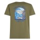 TOMMY HILFIGER</br>Ανδρικό T-shirt Χακί Relaxed MW0MW38643-PLI Tommy Hilfiger TOMMY HILFIGER</br>Ανδρικό T-shirt Χακί Relaxed MW0MW38643-PLI Tommy Hilfiger