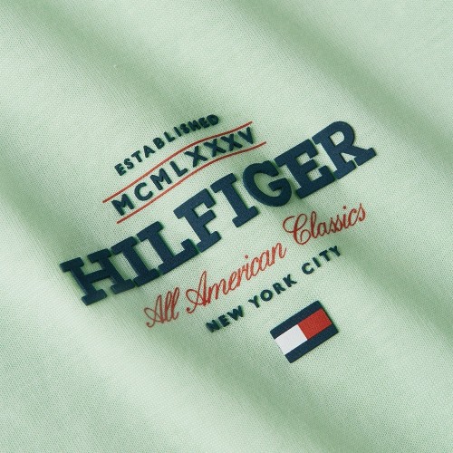 Ανδρικό T-shirt Βεραμάν Regular MW0MW38644-LXY Tommy Hilfiger