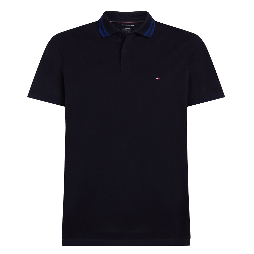 TOMMY HILFIGER</br>Ανδρικό Polo T-shirt Μπλε Performance Regular MW0MW38702-DW5 Tommy Hilfiger TOMMY HILFIGER</br>Ανδρικό Polo T-shirt Μπλε Performance Regular MW0MW38702-DW5 Tommy Hilfiger