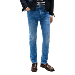 Ανδρικό Τζιν Παντελόνι Μπλε Bleecker THFlex Slim MW0MW38823-1BC Tommy Hilfiger