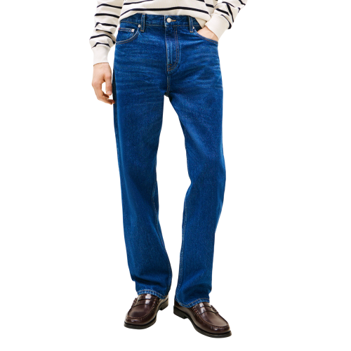 Ανδρικό Τζιν Παντελόνι Μπλε Denton THStretch Straight MW0MW38826-IBD Tommy Hilfiger Ανδρικό Τζιν Παντελόνι Μπλε Denton THStretch Straight MW0MW38826-IBD Tommy Hilfiger