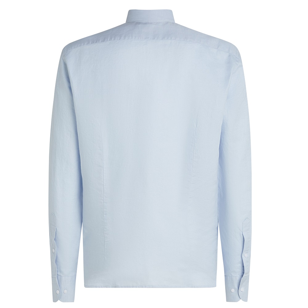 TOMMY HILFIGER</br>Ανδρικό Πουκάμισο Σιέλ Cotton/Linen Slim MW0MW38962-C10 Tommy Hilfiger TOMMY HILFIGER</br>Ανδρικό Πουκάμισο Σιέλ Cotton/Linen Slim MW0MW38962-C10 Tommy Hilfiger