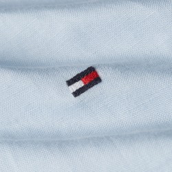 Ανδρικό Πουκάμισο Σιέλ Cotton/Linen Slim MW0MW38962-C10 Tommy Hilfiger