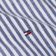 TOMMY HILFIGER</br>Ανδρικό Πουκάμισο Μπλε/Λευκό Ριγέ Cotton/Linen Stripe Slim MW0MW38964-0BH Tommy Hilfiger TOMMY HILFIGER</br>Ανδρικό Πουκάμισο Μπλε/Λευκό Ριγέ Cotton/Linen Stripe Slim MW0MW38964-0BH Tommy Hilfiger