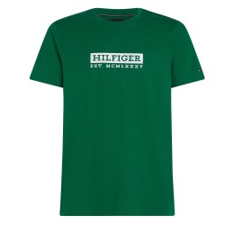 Ανδρικό T-shirt Πράσινο Regular MW0MW39149-L4F Tommy Hilfiger
