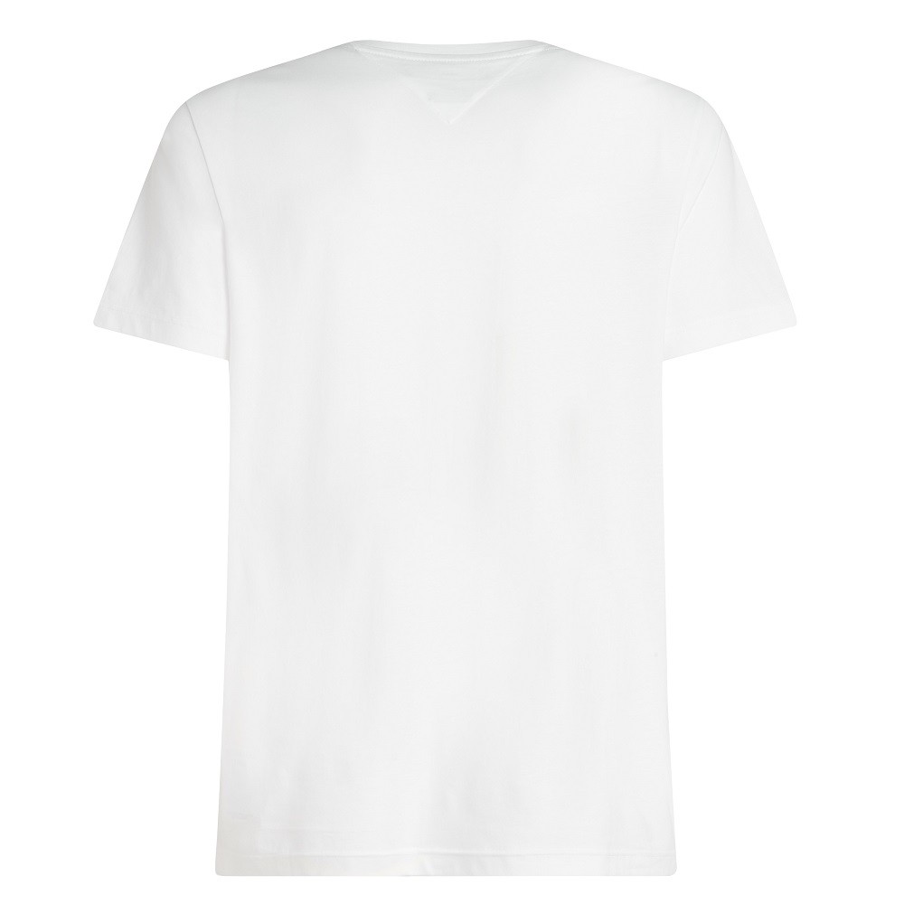 TOMMY HILFIGER</br>Ανδρικό T-shirt Λευκό Regular MW0MW39149-YBR Tommy Hilfiger TOMMY HILFIGER</br>Ανδρικό T-shirt Λευκό Regular MW0MW39149-YBR Tommy Hilfiger