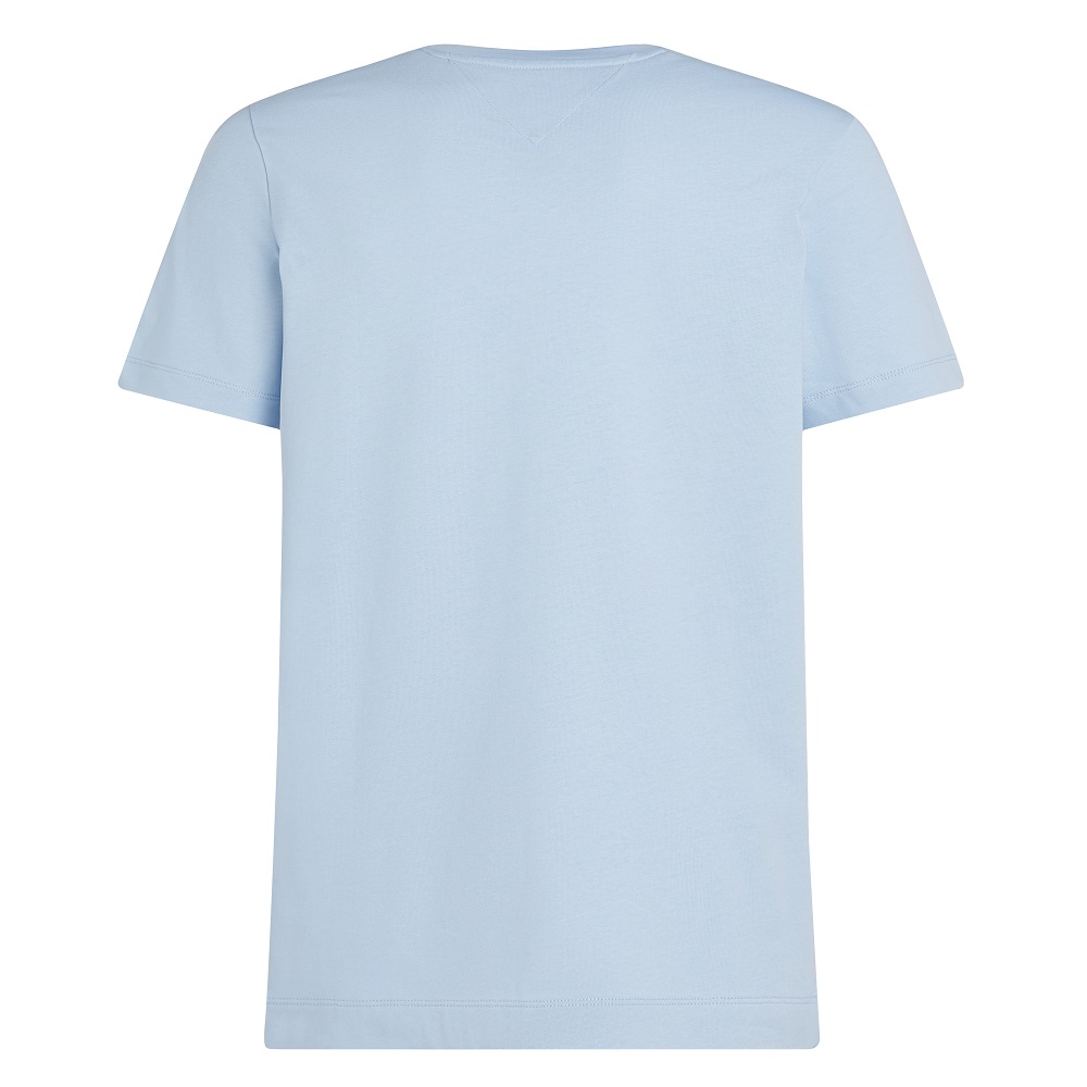 TOMMY HILFIGER</br>Ανδρικό T-shirt Σιέλ Monogram Regular MW0MW39256-C10 Tommy Hilfiger TOMMY HILFIGER</br>Ανδρικό T-shirt Σιέλ Monogram Regular MW0MW39256-C10 Tommy Hilfiger