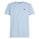 TOMMY HILFIGER</br>Ανδρικό T-shirt Σιέλ Monogram Regular MW0MW39256-C10 Tommy Hilfiger TOMMY HILFIGER</br>Ανδρικό T-shirt Σιέλ Monogram Regular MW0MW39256-C10 Tommy Hilfiger