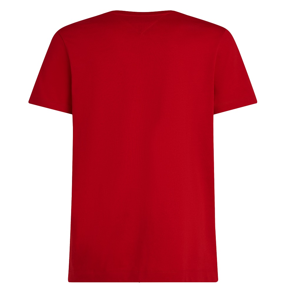 TOMMY HILFIGER</br>Ανδρικό T-shirt Κόκκινο Monogram Regular MW0MW39256-XLD Tommy Hilfiger TOMMY HILFIGER</br>Ανδρικό T-shirt Κόκκινο Monogram Regular MW0MW39256-XLD Tommy Hilfiger