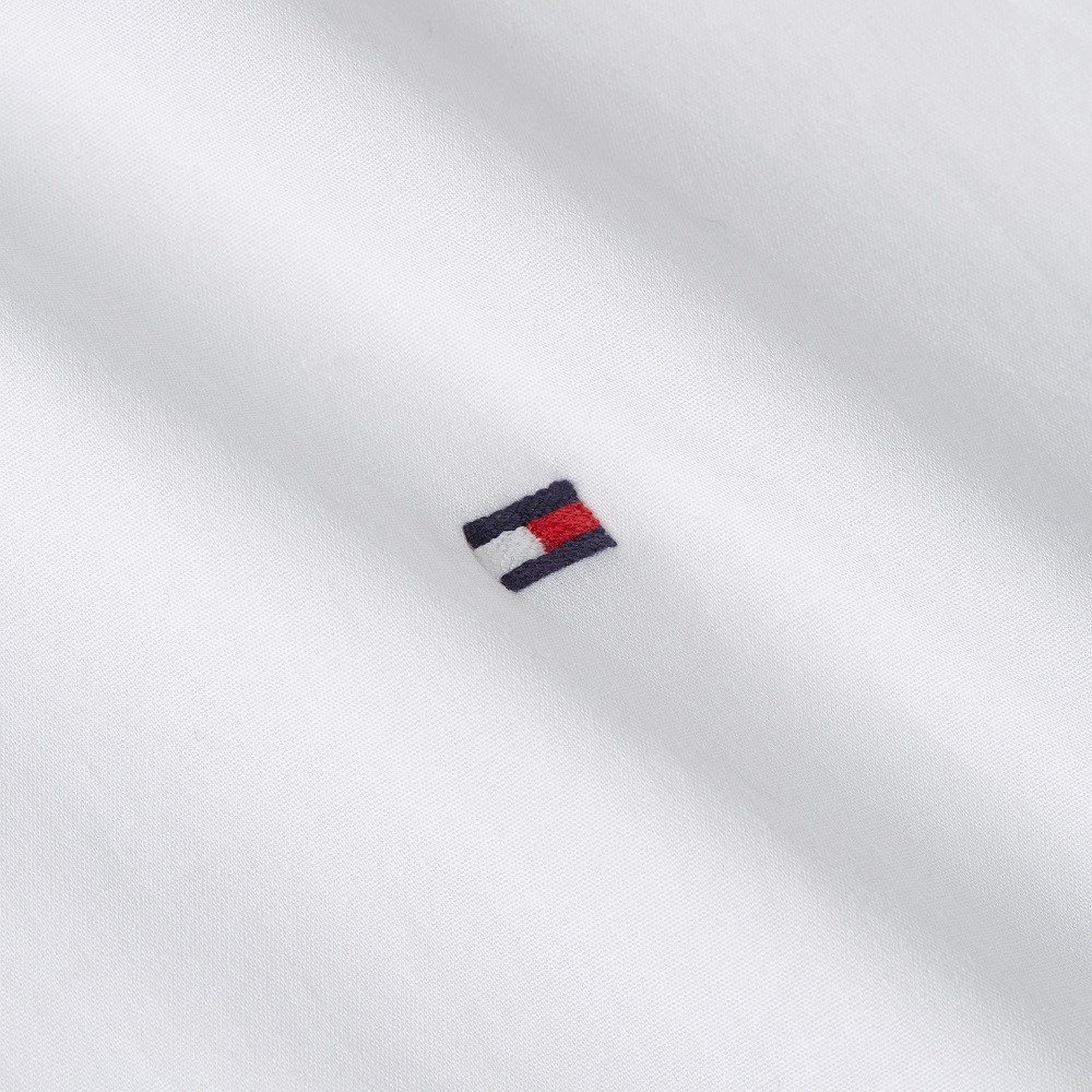 TOMMY HILFIGER</br>Ανδρικό Πουκάμισο Λευκό THFlex Poplin Slim MW0MW39279-YCF Tommy Hilfiger TOMMY HILFIGER</br>Ανδρικό Πουκάμισο Λευκό THFlex Poplin Slim MW0MW39279-YCF Tommy Hilfiger