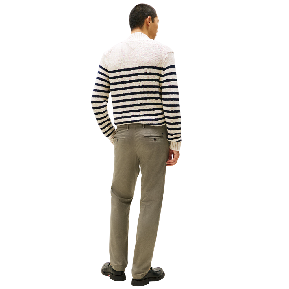 TOMMY HILFIGER</br>Tommy Hilfiger Denton Printed Structure Straight Fit Chino MW0MW39700-PR2 Ανδρικό Παντελόνι Γκρι TOMMY HILFIGER</br>Tommy Hilfiger Denton Printed Structure Straight Fit Chino MW0MW39700-PR2 Ανδρικό Παντελόνι Γκρι