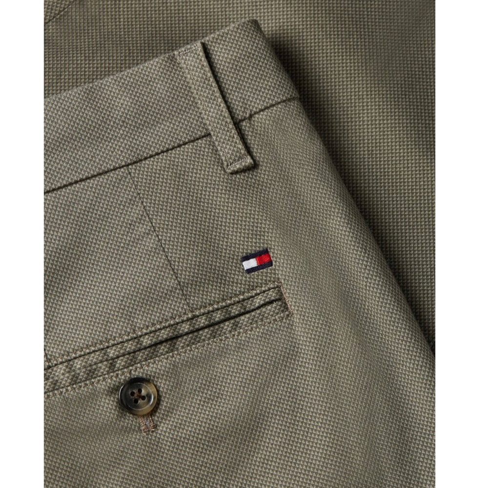 TOMMY HILFIGER</br>Tommy Hilfiger Denton Printed Structure Straight Fit Chino MW0MW39700-PR2 Ανδρικό Παντελόνι Γκρι TOMMY HILFIGER</br>Tommy Hilfiger Denton Printed Structure Straight Fit Chino MW0MW39700-PR2 Ανδρικό Παντελόνι Γκρι