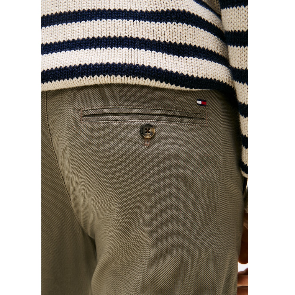 TOMMY HILFIGER</br>Tommy Hilfiger Denton Printed Structure Straight Fit Chino MW0MW39700-PR2 Ανδρικό Παντελόνι Γκρι TOMMY HILFIGER</br>Tommy Hilfiger Denton Printed Structure Straight Fit Chino MW0MW39700-PR2 Ανδρικό Παντελόνι Γκρι