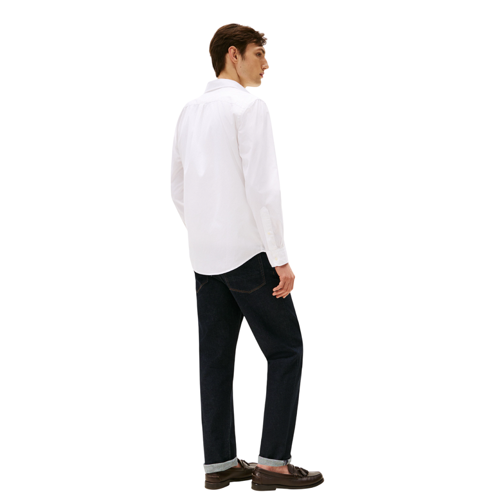 TOMMY HILFIGER</br>Tommy Hilfiger Core THFlex Poplin Solid Regular Fit Shirt MW0MW39988-YBR Ανδρικό Πουκάμισο Λευκό TOMMY HILFIGER</br>Tommy Hilfiger Core THFlex Poplin Solid Regular Fit Shirt MW0MW39988-YBR Ανδρικό Πουκάμισο Λευκό