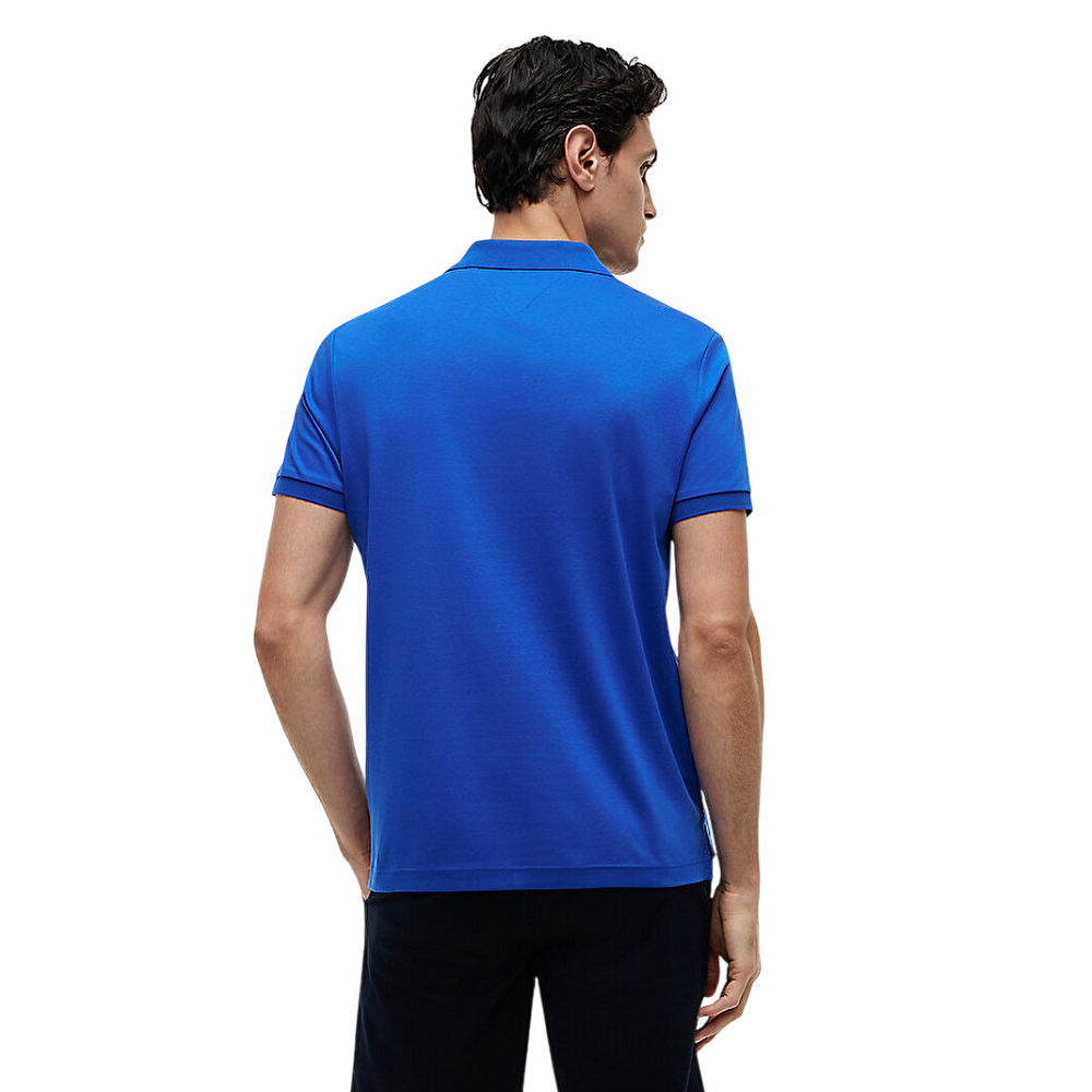 TOMMY HILFIGER</br>Tommy Hilfiger MW0MW39994-C7F Ανδρικό Polo T-shirt Γαλάζιο Liquid Cotton Regular
