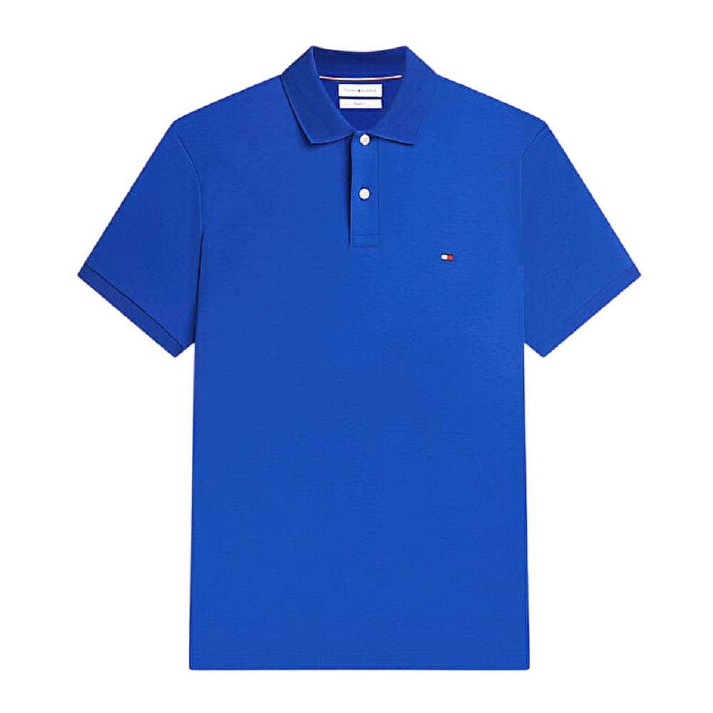 TOMMY HILFIGER</br>Tommy Hilfiger MW0MW39994-C7F Ανδρικό Polo T-shirt Γαλάζιο Liquid Cotton Regular