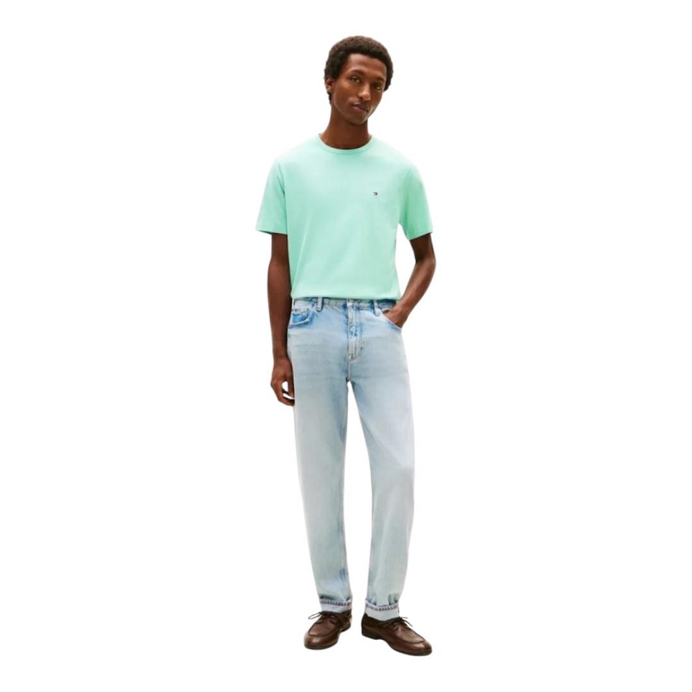 TOMMY HILFIGER</br>Tommy Hilfiger MW0MW39995-CSR Ανδρικό T-shirt Βεραμάν Essential Regular TOMMY HILFIGER</br>Tommy Hilfiger MW0MW39995-CSR Ανδρικό T-shirt Βεραμάν Essential Regular