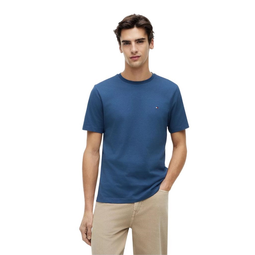TOMMY HILFIGER</br>Tommy Hilfiger MW0MW39995-DBZ Ανδρικό T-shirt Ραφ Essential Regular TOMMY HILFIGER</br>Tommy Hilfiger MW0MW39995-DBZ Ανδρικό T-shirt Ραφ Essential Regular
