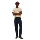 TOMMY HILFIGER</br>Ανδρικό T-shirt Μπεζ Essential Regular Fit MW0MW39995-RBT Tommy Hilfiger TOMMY HILFIGER</br>Ανδρικό T-shirt Μπεζ Essential Regular Fit MW0MW39995-RBT Tommy Hilfiger