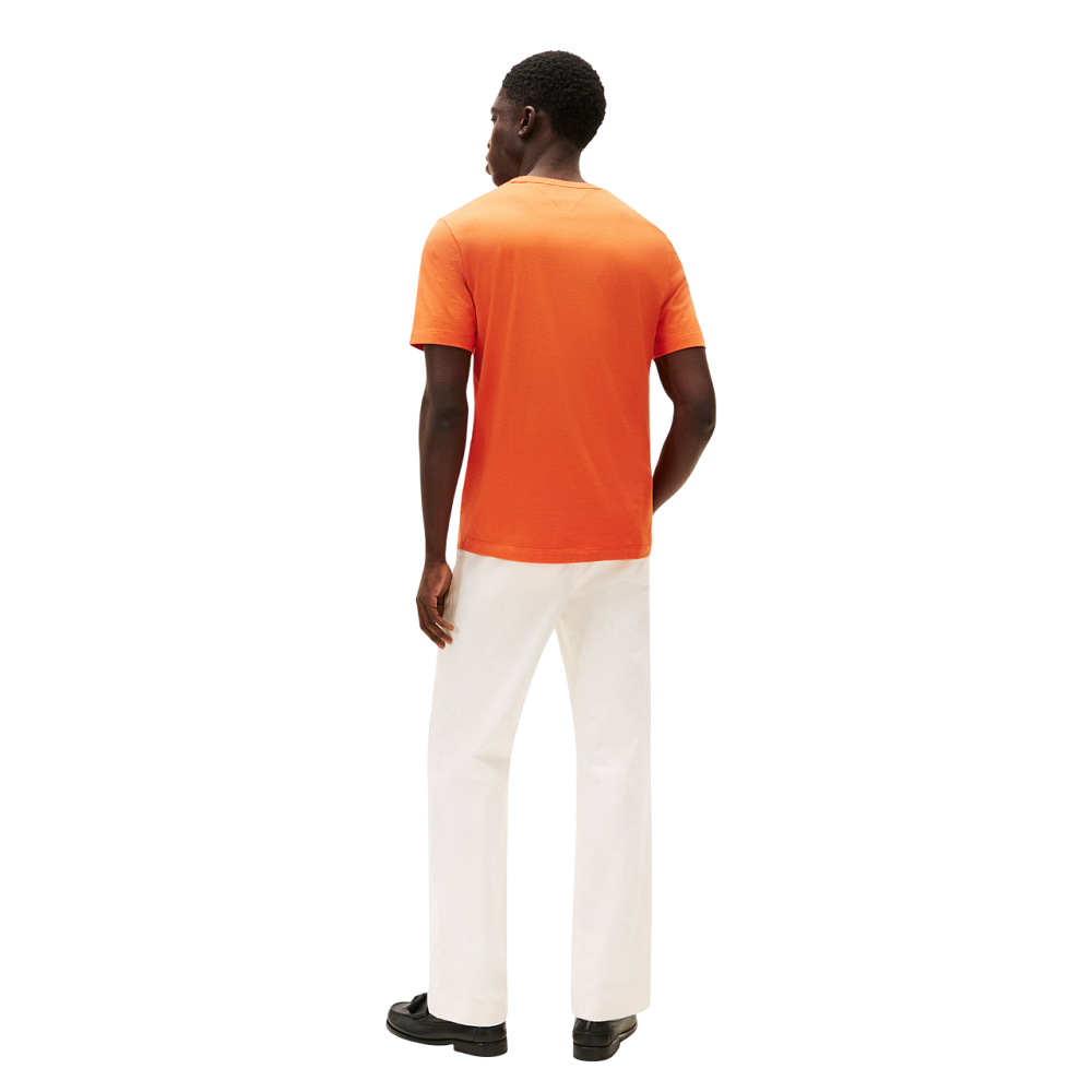 TOMMY HILFIGER</br>Tommy Hilfiger MW0MW39995-SCX Ανδρικό T-shirt Πορτοκαλί Essential Regular TOMMY HILFIGER</br>Tommy Hilfiger MW0MW39995-SCX Ανδρικό T-shirt Πορτοκαλί Essential Regular