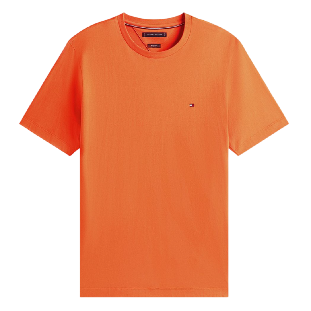 TOMMY HILFIGER</br>Tommy Hilfiger MW0MW39995-SCX Ανδρικό T-shirt Πορτοκαλί Essential Regular TOMMY HILFIGER</br>Tommy Hilfiger MW0MW39995-SCX Ανδρικό T-shirt Πορτοκαλί Essential Regular
