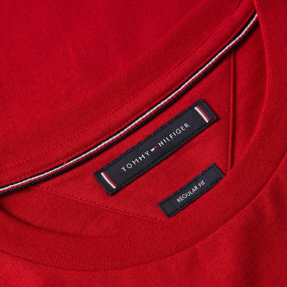 TOMMY HILFIGER</br>Ανδρικό T-shirt Κόκκινο Essential Regular Fit MW0MW39995-XLD Tommy Hilfiger TOMMY HILFIGER</br>Ανδρικό T-shirt Κόκκινο Essential Regular Fit MW0MW39995-XLD Tommy Hilfiger