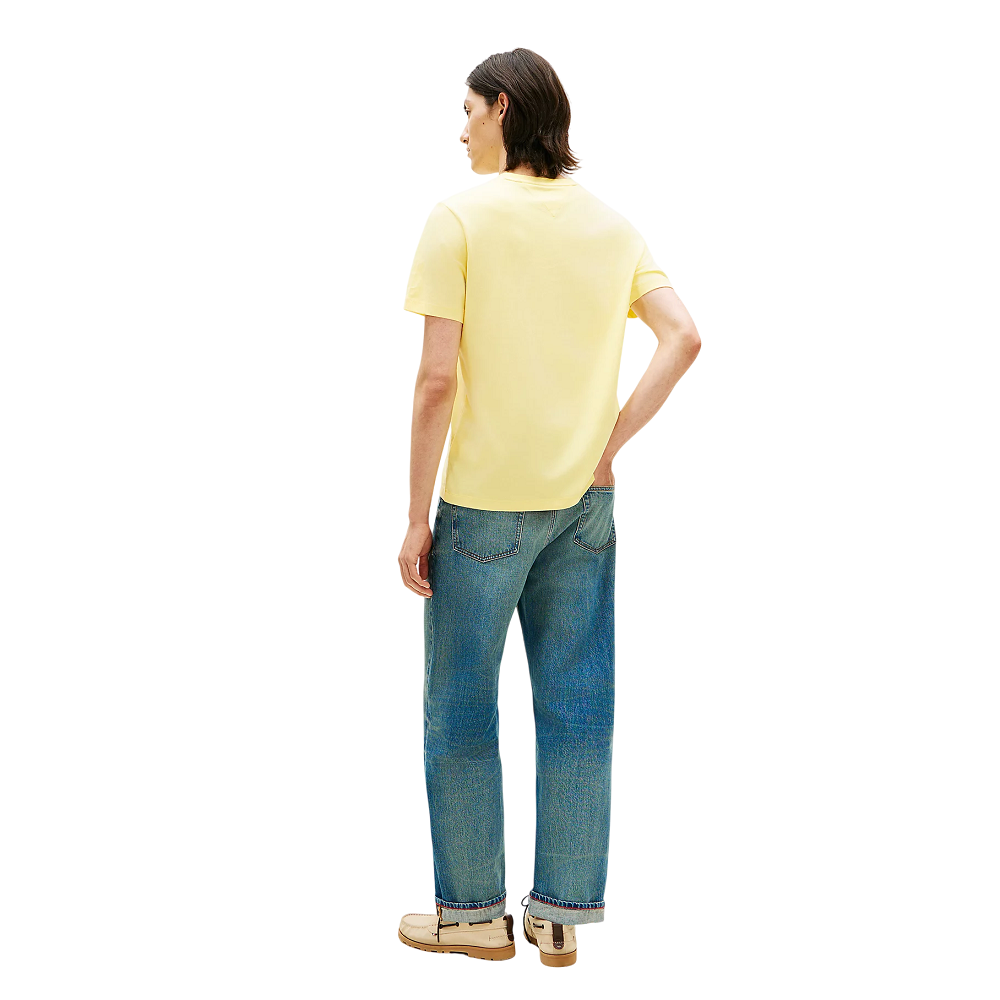 TOMMY HILFIGER</br>Tommy Hilfiger MW0MW39995-ZF0 Ανδρικό T-shirt Κίτρινο Essential Regular